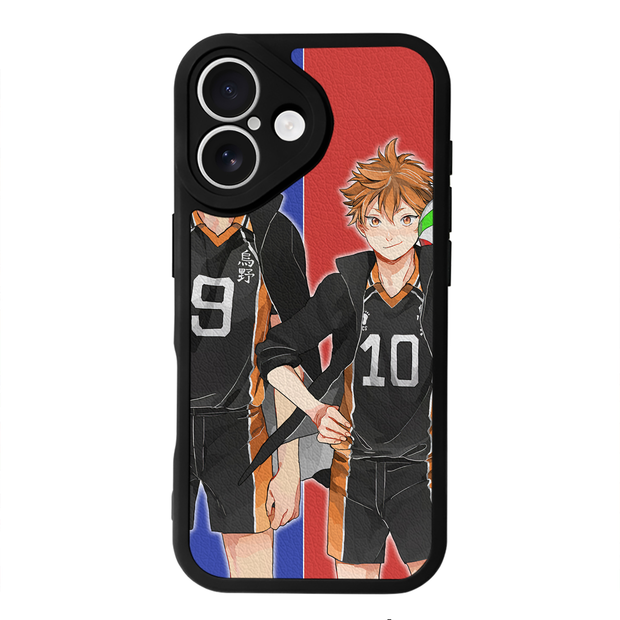 （画像用） ハイキュー!! Haikyu!! 【iPhone 16シリーズ対応】シリコンスマホケース（レザー調） 材質：シリコン